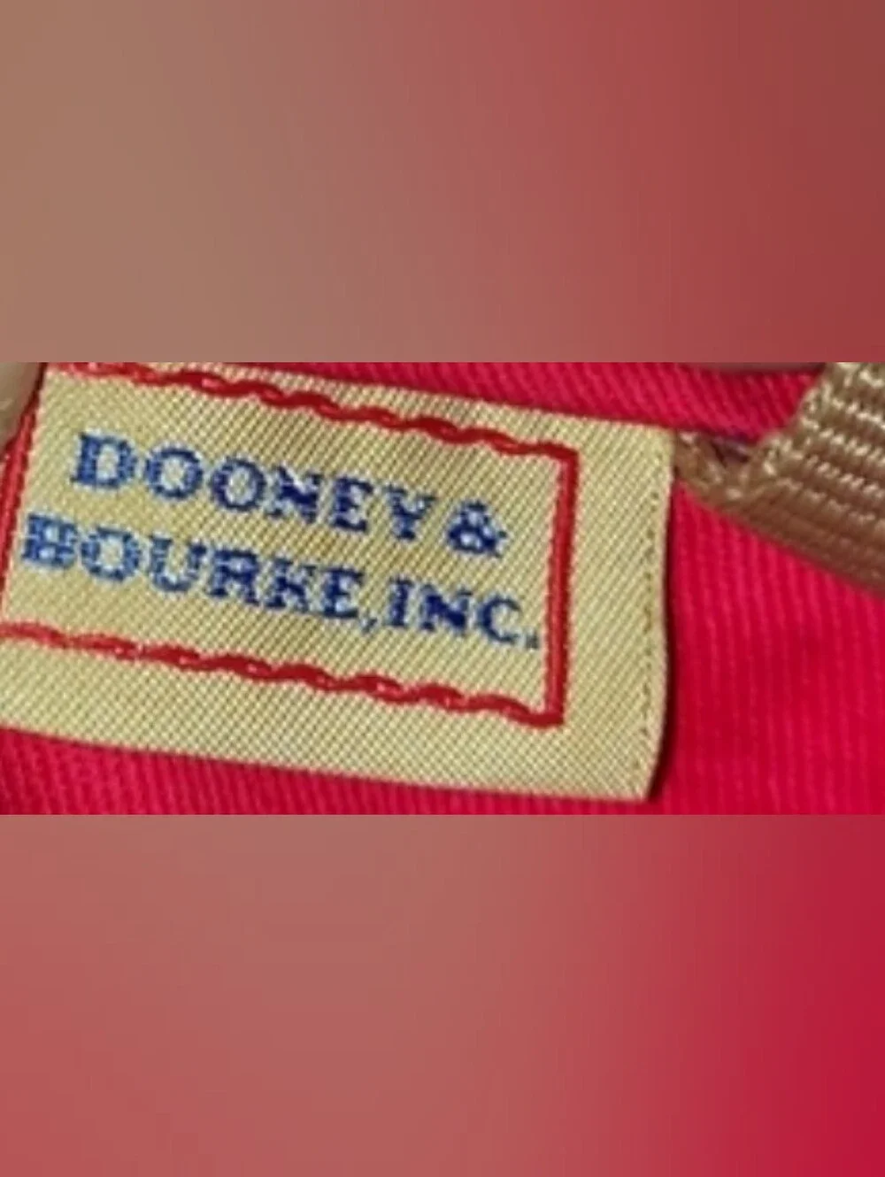 Dooney & Bourke CHARLESTON Purple and Tan Tote Bag